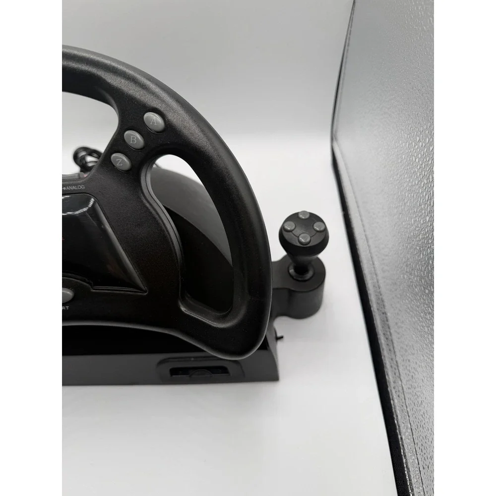 Mad Catz Sony Playstation 1 Racing/Driving Steering Wheel w/ Shifter & Pedals